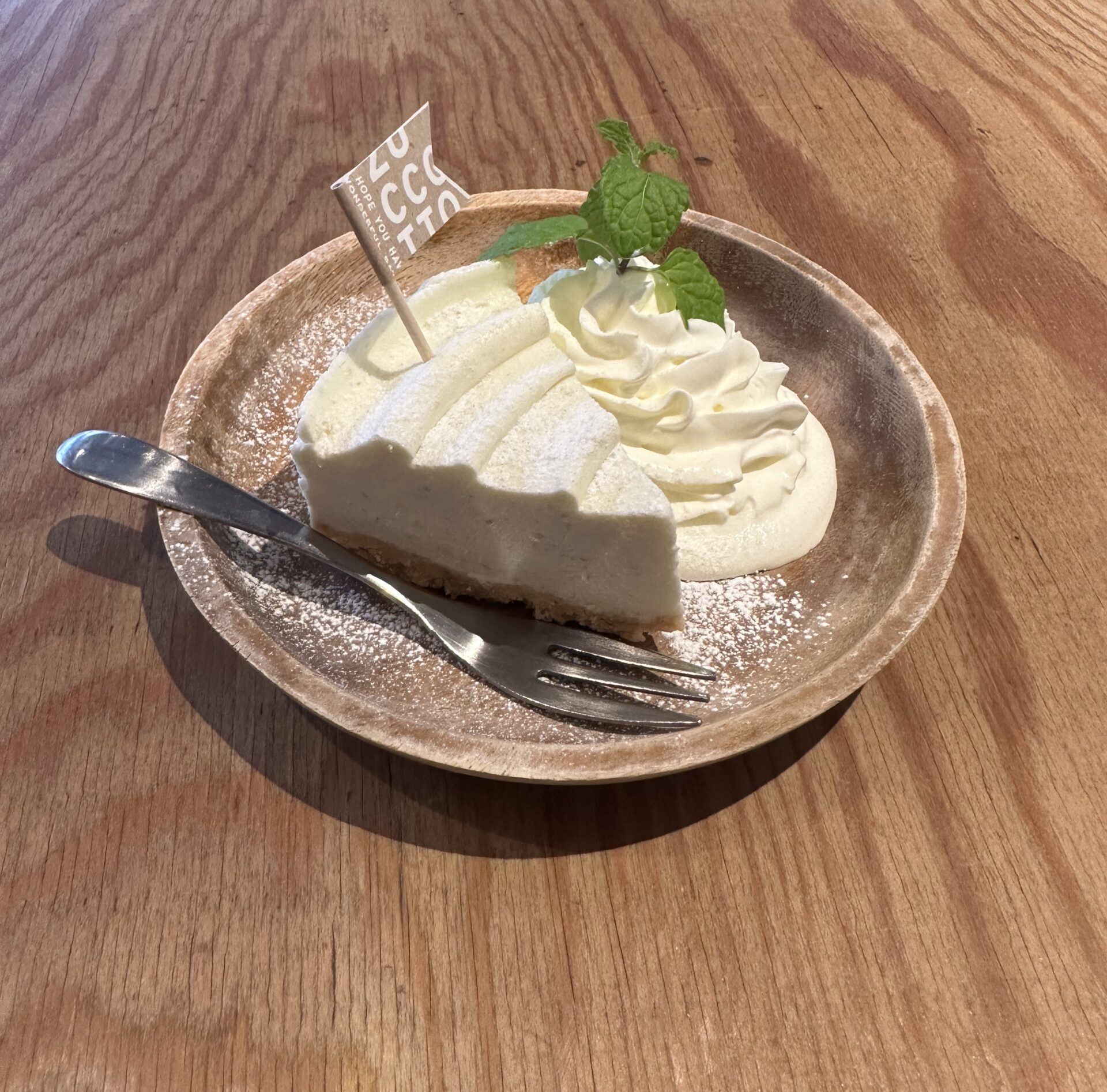 春日井ウチワサボテンのレアチーズケーキの画像